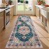 Laegnfho Tappeto per Cucina Antiscivolo Tappeto Passatoia Corridoio Tappeto Ingresso Interno Lungo per Corridoio Salotto Camera da Letto 100 x 150 cm
