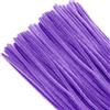 TOAOB THE ONE AND ONLY BABY TOAOB 100 Pezzi Scovolini Steli Ciniglia per Lavoretti Viola 6mm x 30 cm Fibra Pipe Cleaner per Fai da Te Decorativi Artigianato Halloween Natale Decorazion