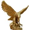 QUHUOYAO Statua ornamentale in resina a forma di aquila, moderna collezione di statuette di aquila, ornamento artigianale, decorazione per la casa moderna, adatta per soggiorno, scrivania, libreria,
