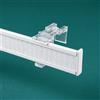 Byour3 - Ganci Tende Senza Foro Trasparenti - Supporti Regolabili 15-26mm per Barre Tende a Vetro Slim con Velcro Brevetto Made in Italy per Infissi PVC Legno e Alluminio (1 coppia da 15 a 26mm)
