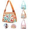 Shyllin Borsa Porta Giochi Spiaggia,Borsa da Spiaggia Portatili Pieghevoli,Ideale per attività al mare, in spiaggia e all'aperto, perfetto per riporre giocattoli e articoli da spiaggia (Dinosaurio)