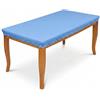 Generico Copritavolo Rettangolare Elastico Antimacchia - Tovaglia Moderna Aderente in Tessuto Bielastico, Made in Italy (Oceano, Estensibile da 90x180 a 100x200 cm)