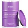 M&SENSE Candela Profumata Lavanda Lavender Whisper, Candela in Cera di Soia Naturale, Formato Grande 600g, Lunga Durata 120 Ore, Aromaterapia per Sonno e Relax, Regalo Rilassante per Donna e Uomo