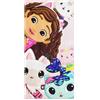 DREAMWORKS GABBY'S DOLLHOUSE Telo Mare Bambina Ufficiale Gabby 70x140 cm Microfibra Premium Asciugatura Rapida Spiaggia Piscina Morbido Leggero Idea Regalo Estate [10681 Multicolor]