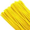 TOAOB THE ONE AND ONLY BABY TOAOB 100 Pezzi Scovolini Ciniglia Steli per Lavoretti Giallo Pipe Cleaner Bastoncini per Fai da Te Decorativi Artigianato Halloween Natale Decorazion