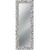 Lupia - Specchio da Parete MIRROR FANTASY LEAVES TILES MIX 44x127 cm, Design Moderno, Adatto per Camera da Letto, Ingresso, Soggiorno, Cornice Stampata in Legno