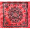 Seamar Copritutto Grande Tartarughe 80% Cotone 20% Poliestere 210x230cm Copridivano Telo Mare Maxi Arazzo Decorativo (Rosso)