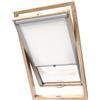 Stylo Tenda Oscurante Per Finestre Da Tetto - Per Finestre FAKRO - 100% Oscuramento - Alluminio Per Finestre FAKRO - Isolamento Termico - Protezione Solare - Bianco FAKRO 55/98