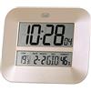 Trevi OM 3520 D Orologio Digitale con Ampio Display LCD, Termometro e Igrometro, Calendario Multilingue, Facile Installazione a Parete/Tavolo, Funzionamento a Batterie AA, Bronzo