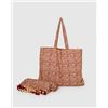 TRAMAS+ Set Telo Mare Pareo Donna e Borsa Abbinata, Asciugatura Rapida Soft
