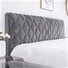 uyeoco Copertura per Testiera per Letto Copri Testata Letto Matrimoniale/Singolo Premium Imbottita Elastica Copritestata Letto Velluto Fodera Protezione Anti-collisione Cuscino