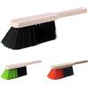 Garronda Scopa corta in legno con setole sintetiche, spazzola maneggevole per casa e giardino, ideale per polvere ed piccoli residui, compatibile con scopa e paletta GD-0009 (Nero)
