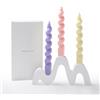 MOMENTUM® Portacandele di design - Candele decorative - Candele aromatiche - Regalo originale (Portacandele)