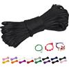 CAMAL 2,5mm Filo per Braccialetti, Fili Nylon per Braccialetti 10m Filo Nylon Cordoncino per Collane Fai Da Te, Cordino per Braccialetti, Gioiello, Perline, Artigianato (Nero)