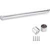 Yuannee Asta Appendiabiti Regolabile Per Armadio,31-51 cm Asta Appendiabiti Estensibile Estensibile in Acciaio Inox Servetto Saliscendi Armadio per Doccia Balcone Finestre