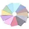 Crafts Fabrics CraftsFabrics 12 Pezzi (16 x 20) Copriletto in Twill di Cotone Stampato A Scacchi Colorati per Quilting, Cucito, Artigianato, Abbigliamento