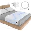 Mowend Grounding Mat, tappetino da terra per letto, 95% cotone biologico + 5% pura fibra argentata, ideale per sonno, energia, sollievo dal dolore, infiammazione, equilibrio, linea di messa a terra