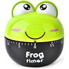 ZIRAN Cartoon Timer Cartoon Frog Timer Cooking Allarme Meccanico Promemoria del Sonno Orologi Forniture da Cucina