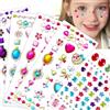 AIEDECOPT Strass Autoadesivi Colorati 5 Fogli Strass Adesivi per Cornici Scrapbooking