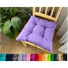 Olenka Cuscino per sedie a trapezio 40 x 35 x 8 cm cuscini per seduta decorazione casa giardino Interno ed Esterno (viola)