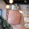 BSOMAM Borraccia termica in acciaio inox da 200 ml, ideale per liquidi caldi o freddi (rosa)