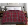Tata Home Trapuntino Piumino Primaverile Estivo Matrimoniale Copriletto Autunnale Trapuntato Imbottito Mezza Stagione Fodera 100% Cotone Fantasia Tirolese Made in Italy Mod. Scozzese Colore Rosso