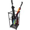 Portaombrelli Nero Autoportante in Ferro Battuto Ombrello Cremagliera, Utilizzato for Lungo E Breve Umbrella di Magazzino, Pallet in Hotel Uffici, Facile da Pulire, 22x22x52cm