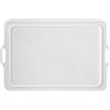 Giganplast Coperchio per Bacinella, Rettangolare, Plastica, Bianco, 80x52 cm