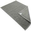 Casatessile Tappeto corsia Multiuso Cotone Antiscivolo TECLA Tappeto Bagno Assorbente, Tappeto Cucina, Scendiletto - Grigio Perla, 55x140 cm.