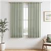 MRTREES Tende Lino per Interni Corte Cucina Finestre Camera da Letto Soggiorno Moderne Verde Salvia 2 Pezzi 140x180 cm Tende Semitrasparenti per Salotto Tenda Finestra con Passanti Nascosti