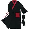 KINMBRA un-brand Kimono Giapponese da Uomo in Cotone a Doppia Garza Vestaglia Plus Size Abbigliamento Zen Abbigliamento taoista (Taglia XL, B2)