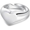 GioiaPura Anello da Donna Anello Cuore mignolo Mini in Argento 925°/°° rodiato. Gioiello di Misura One_Size Trendy cod. GYAARW0140-S