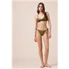 Calzedonia Top Canotta Costume Refined Shine Verde