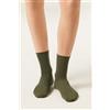 Calzedonia Calzini Corti Senza Elastico In Cotone Verde
