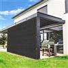 LLXNQ026 6x6m Rete Ombreggiante con Occhielli Nero Rete isolante termica e protettiva dai raggi solari, Telo ombreggiante 80% UV del sole Protezione,per pergola Piante da Patio Serra tettoia privacy