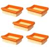 QHALEN 5PCS per Filtro dell' Aria per Stihl FS120 FS200 FS250 FS300 FS350 FS400 FS450 String Trimmer decespugliatore (Dimensioni: 3 - 7/40,6 cm x 2 - 3/10,2 x 2,5 cm) # 4134 141 0300