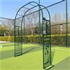 Wetsfgdg Pergolato da Giardino Arco per Rampicanti Design Aumenta Stabilità - Resistente a Intemperie, Ideale per Terrazze e Giardini ItalianiL300xW40xH230cm-Verde scuro-B