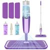 MEXERRIS Scopa Lavapavimenti a Spruzzo, MEXERRIS Spray Mop Lavapavimenti Microfibra Mocio Pavimenti Professionale con 2 Flaconi Ricaricabili per Casa, Cucina, Legno Duro, Laminato, Legno, Ceramica