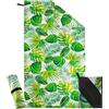 Hexify Telo Mare xxl 200x100 cm, Asciugamano Grande In Microfibra Ad Asciugatura Rapida, Telo Bagno Senza Sabbia, Coperta Da Spiaggia Donna (Verde)