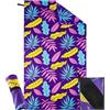 Hexify Telo Mare xxl 200x100 cm, Asciugamano Grande In Microfibra Ad Asciugatura Rapida, Telo Bagno Senza Sabbia, Coperta Da Spiaggia Donna (Viola)