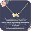 Aretas Collana con cuore in oro e lettere per donne ragazze A-Z con ciondolo a forma di cuore, collana personalizzata in oro, collana con cuore, gioiello, regalo, Rame, Non pietra preziosa