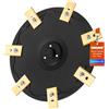 FourShow [AGGIORNAMENTO] Dischi Lama + 7 Pezzi Lama Compatibili con Mammotion LUBA Mini AWD Series 800 1500, Dischi Lama Robot Tosaerba Robot Turntable