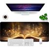 GSQITE Tappetino da scrivania XL Mousepad 80x30 cm Grande Tappetino da gioco per mouse PC Tappetino per mouse da gioco professionale per gamer Accessorio per scrivania Decorazione per ufficio (La Bibbia)