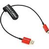 Alvin's Cables 8K 2.1 Micro-HDMI a HDMI Cavo ultrasottile 48Gbps ad alta velocità per Atomos-Ninja-V 4K-60P Record per Canon-R5C|R5|R6 per Sony a7R a7 IV Cameras