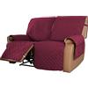 Generico Reversible Sofa Covers for Relax Chair 1/2/3 Seater Non-Slip Waterproof for Reclining Sofas Quilted Sofa Covers with Pockets Storage Anti-Scratch Sofa Protector (Color : #5, Size:
