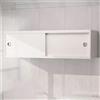 Whsmke Pensile Con Ante Scorrevoli Per Soggiorno, Camera Da Letto, Cucina O Bagno - Unità Di Contenimento Sospesa Per L'Organizzazione Domestica(bianca,80 * 30 * 30cm)