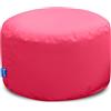 Bruni Pouf Sgabello L in Rosa - Pouf rotondo, per interni ed esterni come poggiapiedi, cuscino da seduta per yoga, cuscino per meditazione, prodotto in Germania
