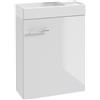 Deftrans Lavabo per ospiti WC con mobiletto 50x70x23 cm, piccolo set - Mobile lavabo