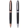 GFD Penna "Bruin Bear Mississipi" a sfera, in metallo. Scatto rotante. Clip in metallo. Refill nero. Personalizzabile con incisione laser. Confezione in astuccio. (oro)