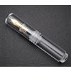 czxwyst Wancai Mini penna stilografica trasparente, formato tascabile, pennino F